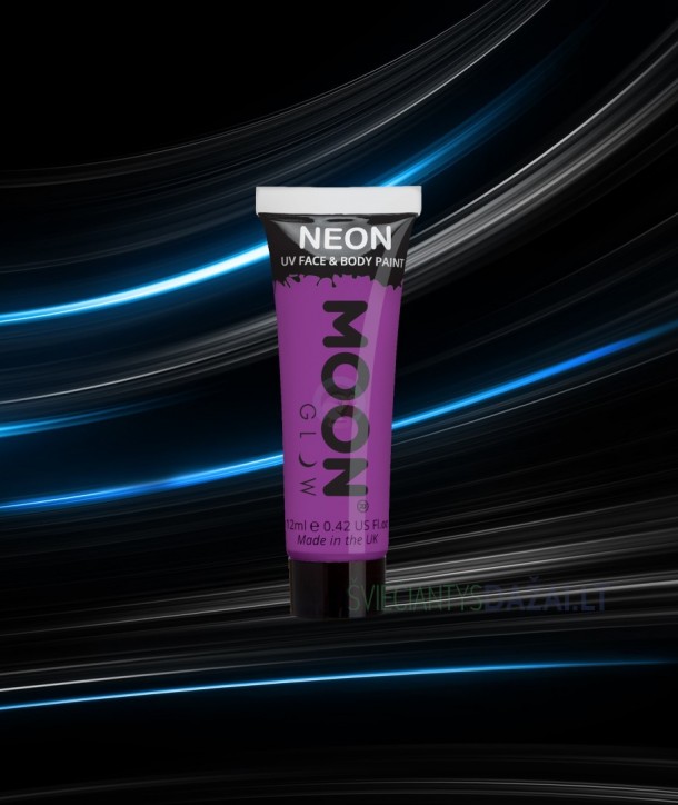 Šviečiantys UV, fluorescenciniai dažai veidui, kūnui 12 ml.